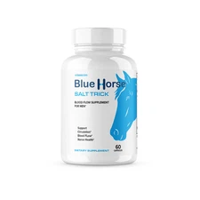 Blue Horse Salt Trick Blood Flow Supplement for Men BlueHorse Caps (60 Capsules)