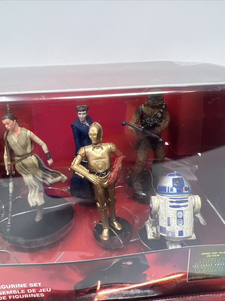Conjunto de estatuetas Star Wars The Force Awakens Resistance Disney Store - Conjunto de 7 peças novo - Imagem 2 de 4