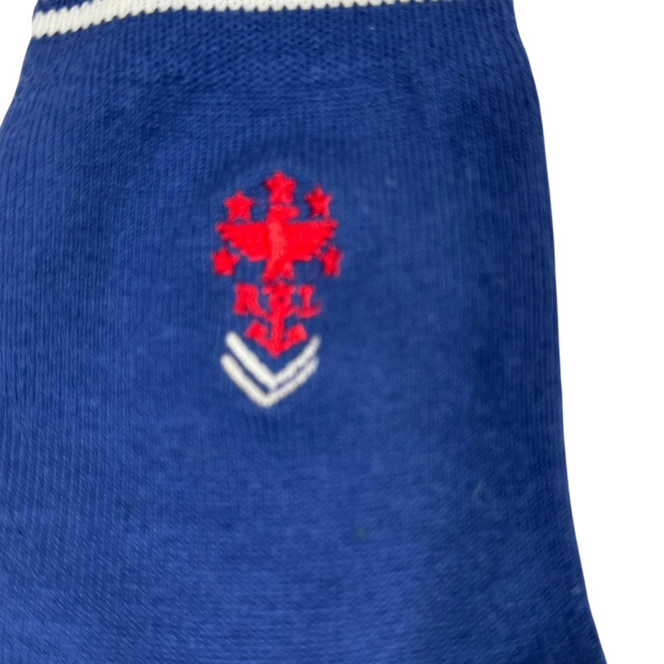 NUEVO Ralph Lauren Azul Marino Calcetines para Mujer Talla 9-11 Rojo Ancla Águila Logo Náutico Foto 3 de 4