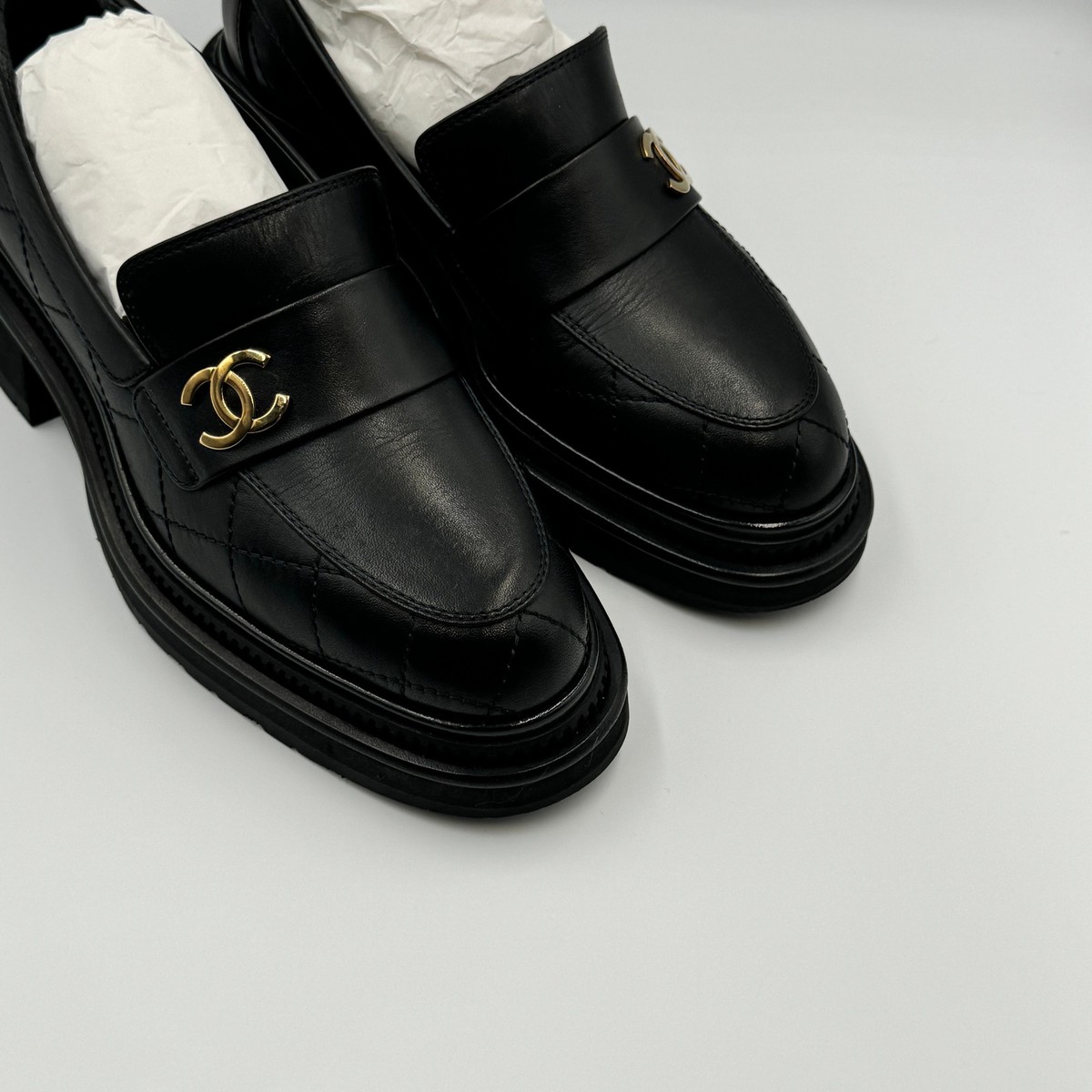 CHANEL Quilted Moccasin Loafers G45074 126490660 | eBay CHANEL Quilted Moccasin Loafers G45074 126490660 | eBay