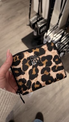 DKNY Women's PVC Zip-Around Wallet Multicolor