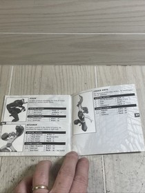 Marvel vs. Capcom 1 Sega Dreamcast Instruction Manual Booklet ONLY #a