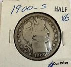 1900-S Half Dollar - 90% Silver Coin Minted in San Francisco