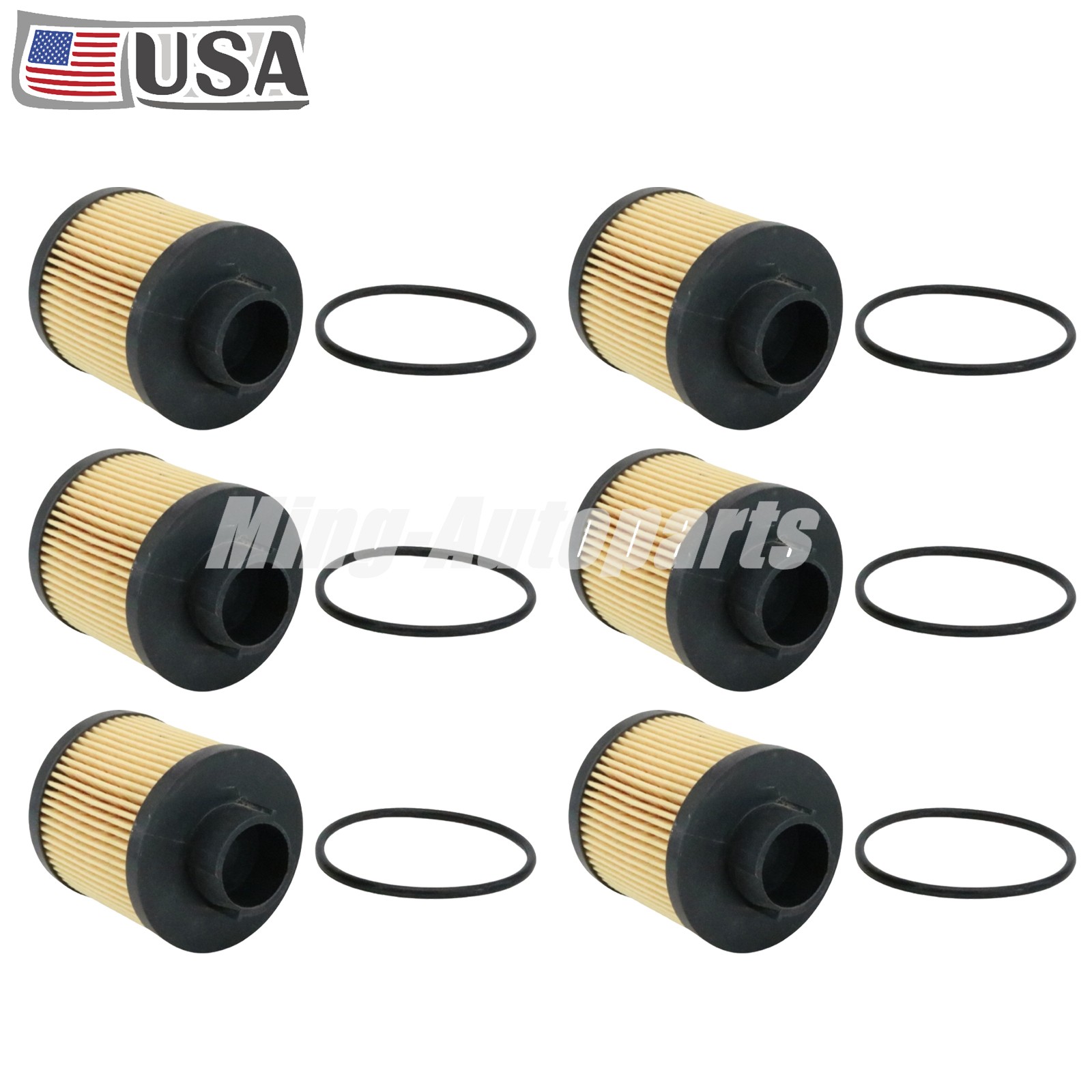 6X Oil Filter For Lamborghini Gallardo Spyder Coupe Superleggera SE Base Nera US