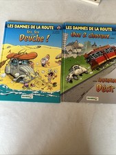 BD - LES DAMNÉS DE LA ROUTE : Lot de 2 albums (voir descriptif)