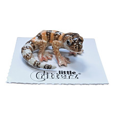 LITTLE CRITTERZ Leopard Gecko "Gladiator" Miniature Figurine New FREE SHIP LC303