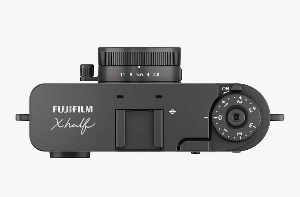 Fujifilm X-Half Digital Compact Camera Fuji X-HF1 Half Frame Charcoal Silver NEW - Image 4 of 4