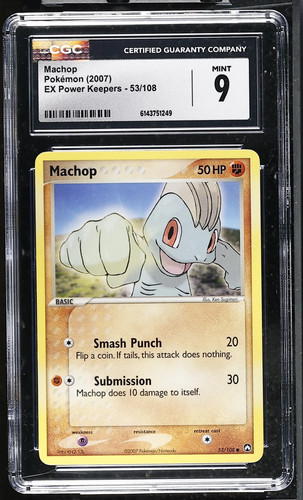 Machop graded CGC 9 for sale on eBay
