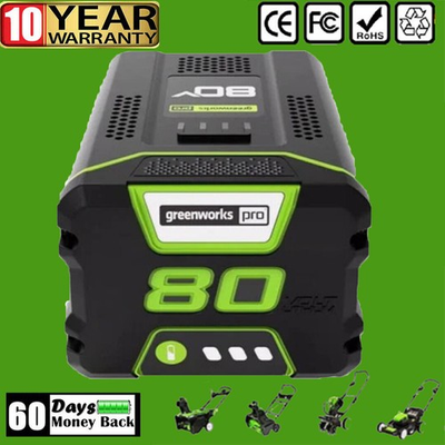 #ad #ad 80V 8.0Ah Lithium ion Battery For Greenworks PRO 80V GBA80200 GBA80600 2601302 $95.98