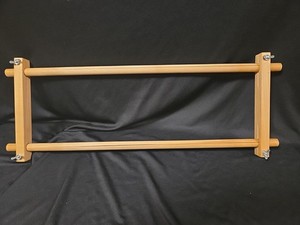 Vintage Wooden Embroidery Cross Stitch Scroll Frame 24 Inch x 9 Inch