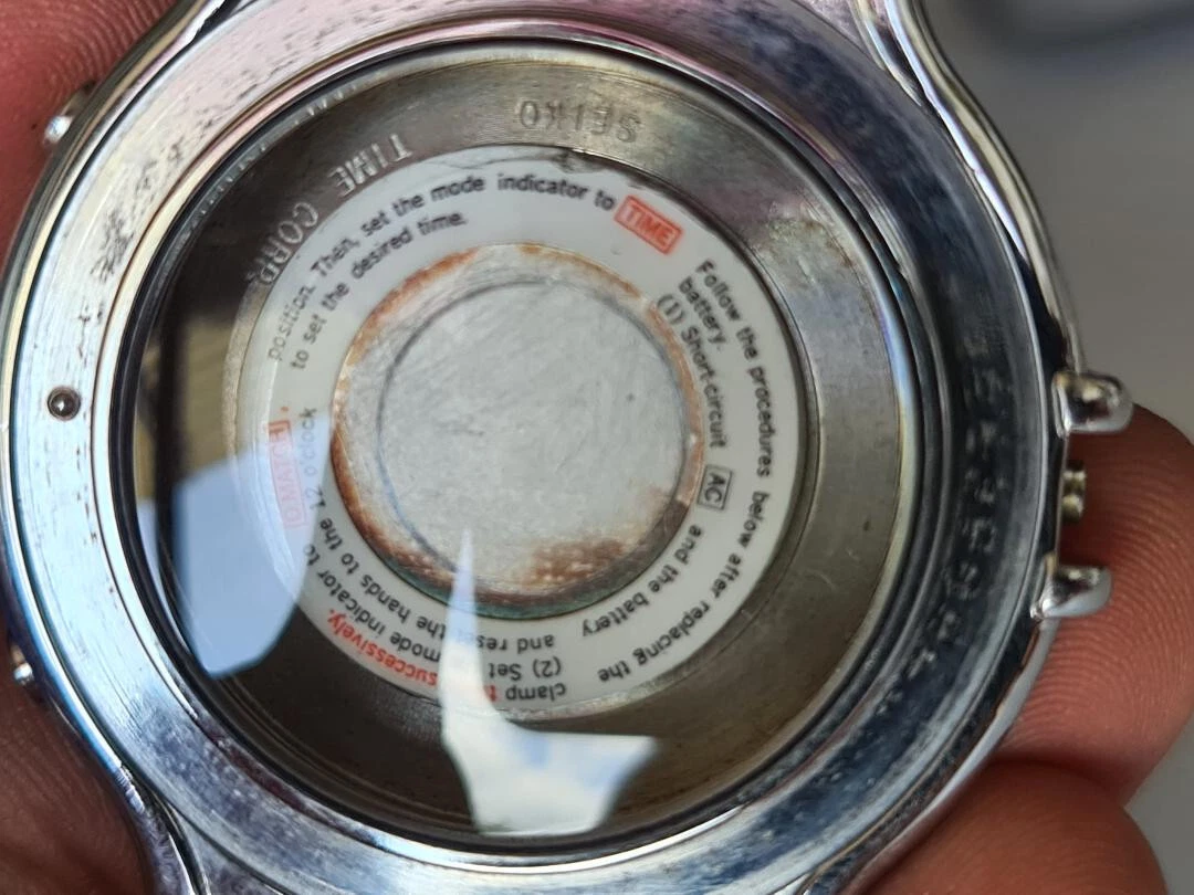 CASE GLASS CRYSTAL BALL BEAR SEIKO YACHT TIMER SPORTS 8M35 8000