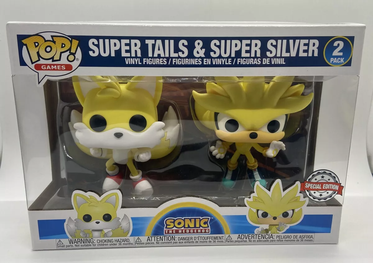 Verified Super Tails & Super Silver (2-Pack) [SDCC] by Funko Pop!