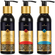 Sensuva Ultra Thick Water Based Moisturizer Lubricant - Choose Flavor & Size