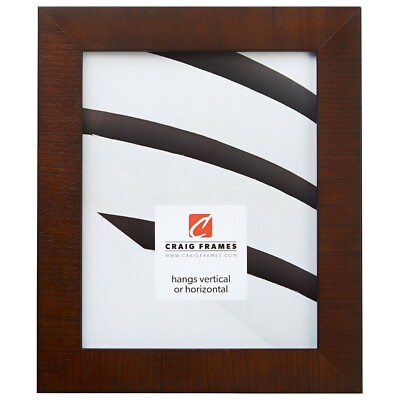Craig Frames Winston, 1.375 Inch Wide Walnut Veneer Solid Wood Picture Frame