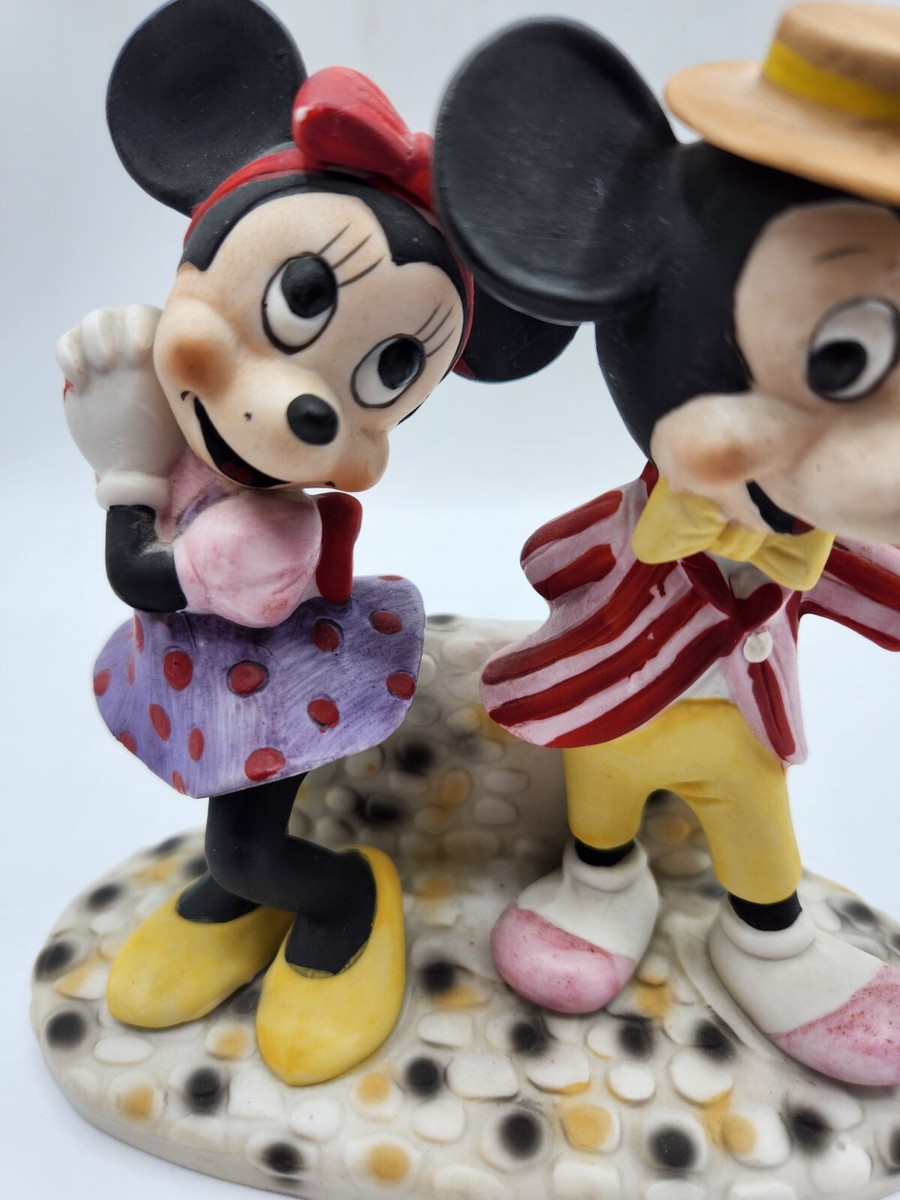 ヴィンテージ　 フィギュア　Mickey 　Minnie　レトロ　レア Vitage Japan Walt Disney Production Mickey & Minnie Mouse