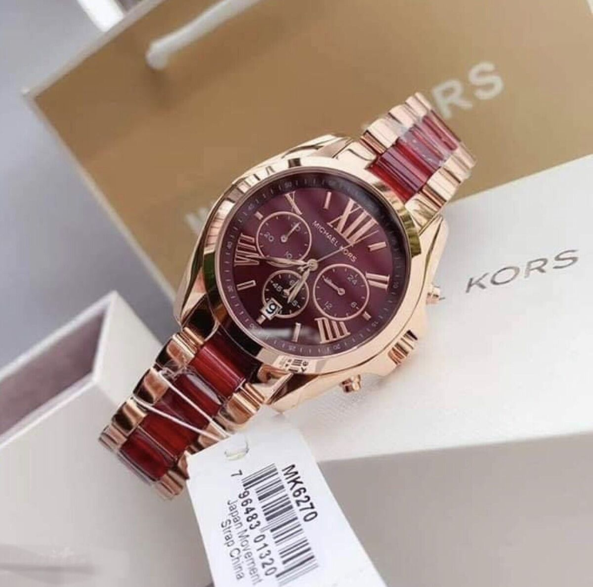 Michael Kors MK6270 Bradshaw Chronograph Two Tone Bracelet Michael Kors MK6270 Bradshaw Chronograph Two Tone Bracelet