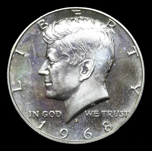 1968-S Kennedy Half Dollar 50c Gem++ Proof Uncirculated Coin (#9-1827)