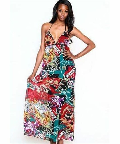 NWT Authentic Ed Hardy Dresses - XS S M L - Maxi, Mini, Knit, Glam, Fringe, Sexy - Picture 34 of 47