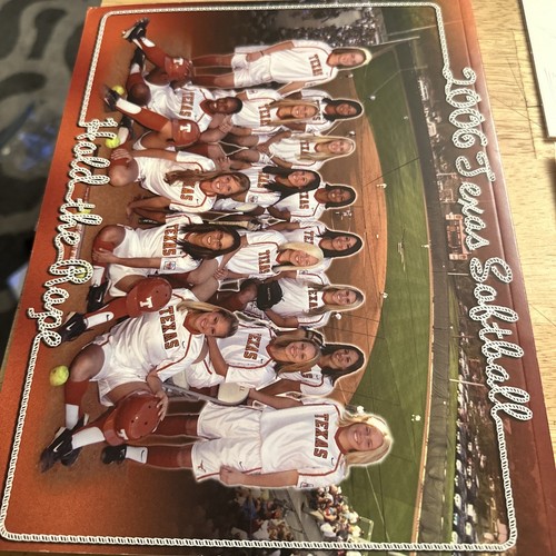 Cat Osterman Signed-Autographed Index Card! Texas Longhorns Schedule Card & Book - Picture 3 of 7