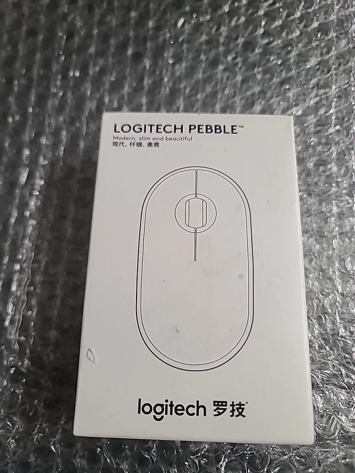 MOUSE USB OPTICAL Logitech Pebble ROSE/PINK LOGITECH New 910- 005575 QUIET Slim - Image 3 of 4