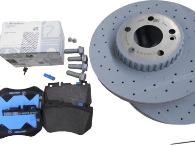 Bremsscheiben Bremsbelag Mercedes-Benz Bremsenset  W205 C220 D vorn AMG Line VA - Bild 1 von 4