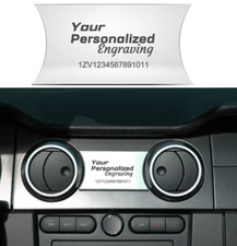 Engraved Dash Plaque Custom Fit for 05-09 Mustang, GT, Saleen, Roush, GT500