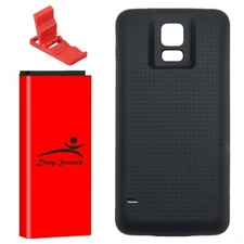 9000mAh Extended Battery Cover Folding Bracket for Samsung Galaxy S5 S902L Phone
