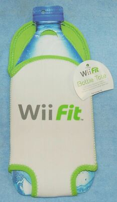 Official Nintendo Wii Fit WHITE Fitness Bottle Tote Neoprene