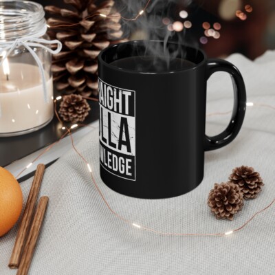 ceramic new york coffee cup 11oz. New York Times Newspaper Style Ceramic New York Mug main image 0