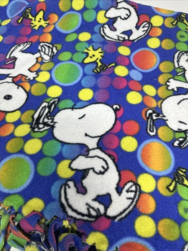 "Manta de bebé vintage Charlie Brown Peanuts Snoopy Marathon talla 52""X36""" - Imagen 3 de 7