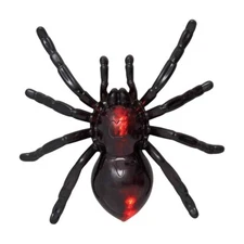 Scary Flashing Spider Choose 1 Orange or 1 Black 5.5"
