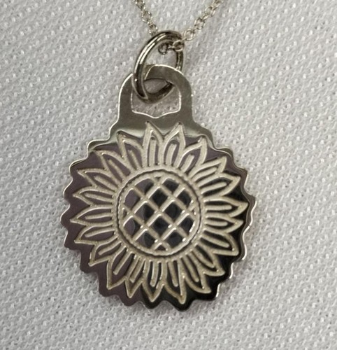 TIFFANY&CO. sunflower necklace remarks size about 40cm long color gold with box - Picture 2 of 7