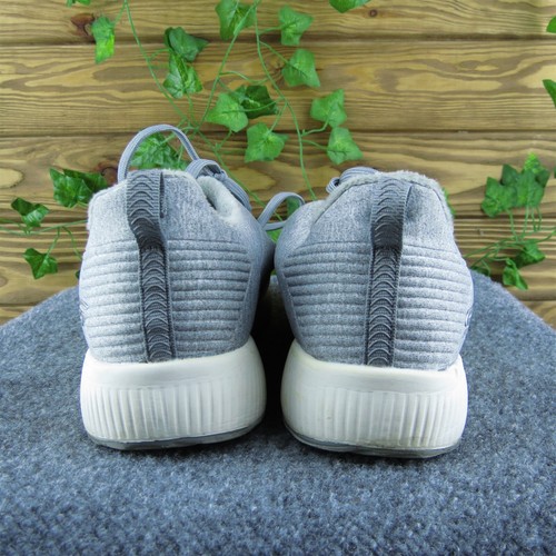 SKECHERS Bobs Women Sneaker Shoes Gray Fabric Lace Up Size 11 Medium - Imagen 5 de 10