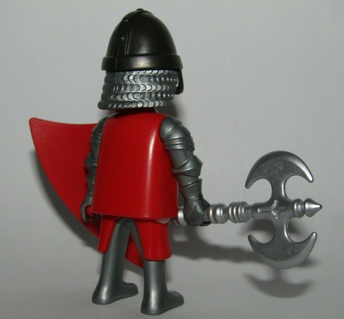 Playmobil Warrior Medieval Red Dragon Knight Soldier Game of Thrones - C18 - Picture 2 of 4