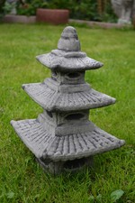 FengShui - Stein Pagode - Steinlaterne dreistöckig
