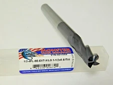 Monster Tool Carbide End Mill AlTiN 1/2" Dia x 6" OAL 4FL 130º Helix 218-001059