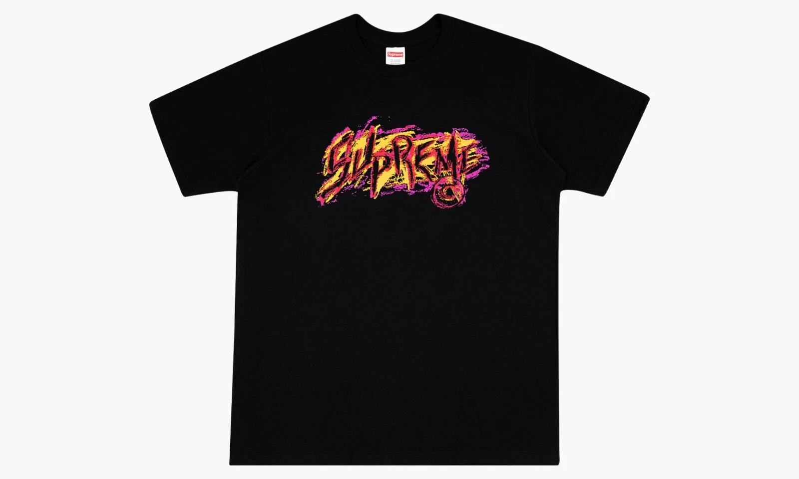 Tee shirt noir à rayures Supreme FW 20 homme taille XL