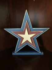 Wooden patriotic stars