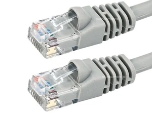 Haute qualité Cat6e Sans snag 5 Câble réseau Ethernet de pied gris