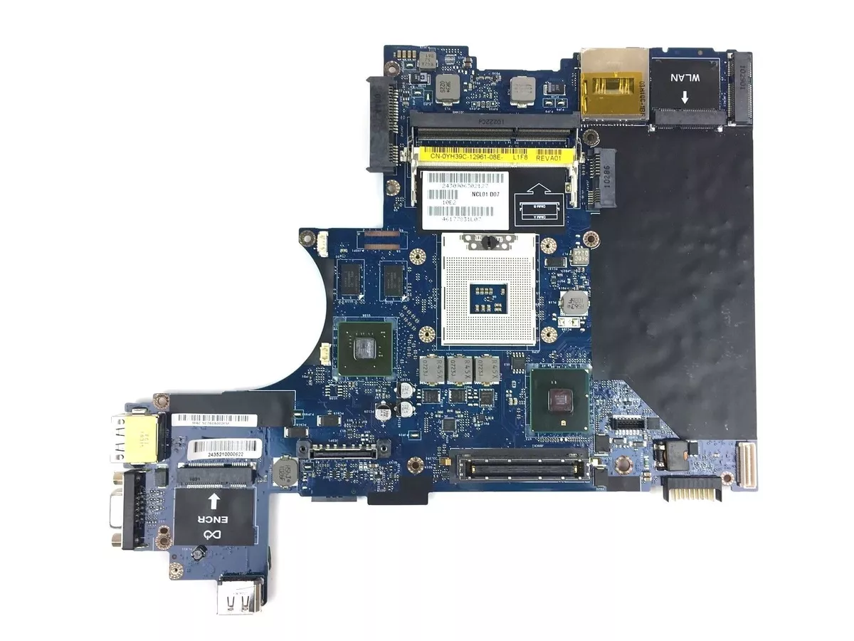 Dell Latitude E6410 Socket rPGA988A Laptop Motherboard YH39C