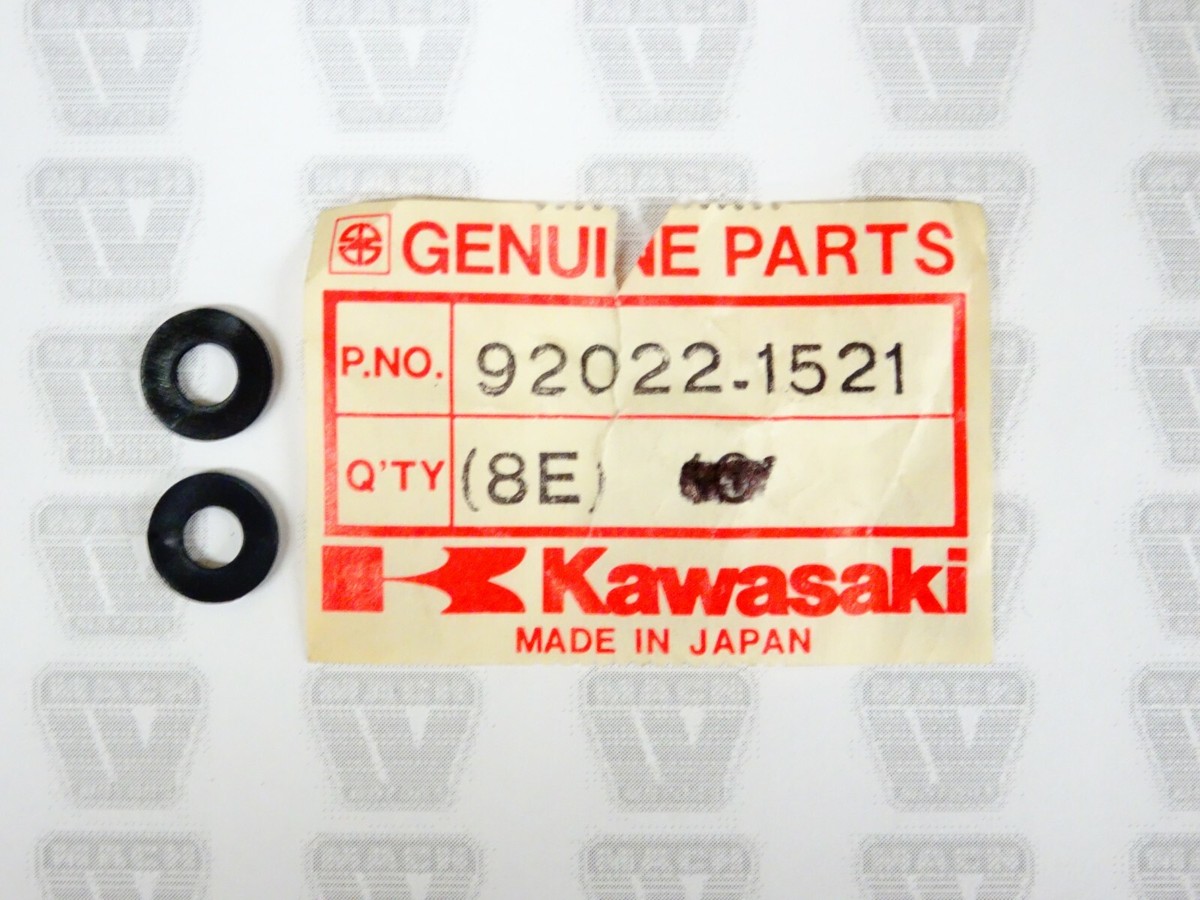 Kawasaki NOS NEW 92022-1521 Nylon Washer 5.3x11.5x1.5 (2) AN