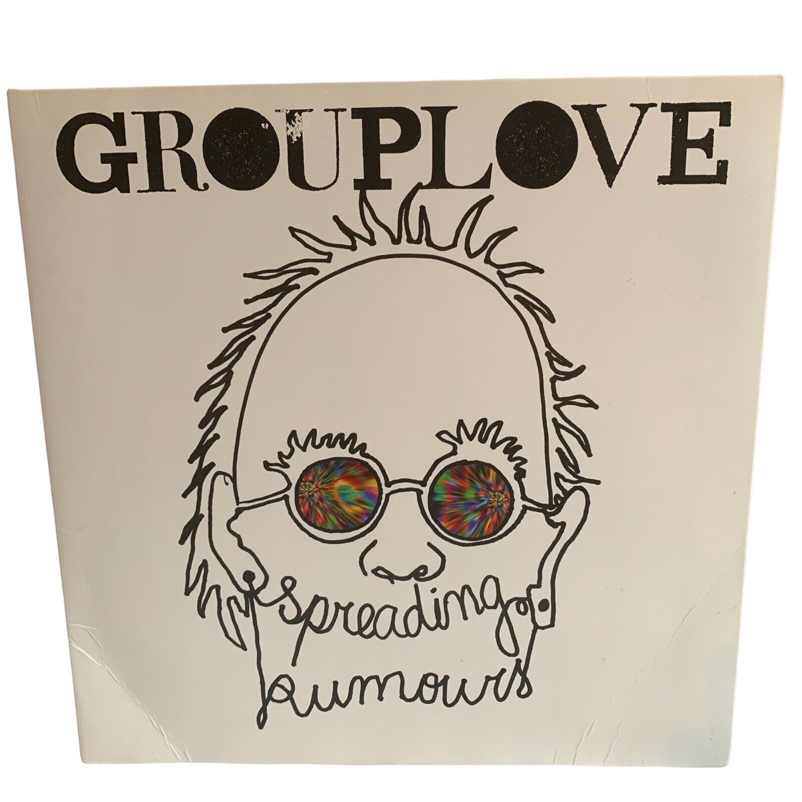 Grouplove - Spreading Rumours (VG/VG+) White Colored Vinyl Record LP rare