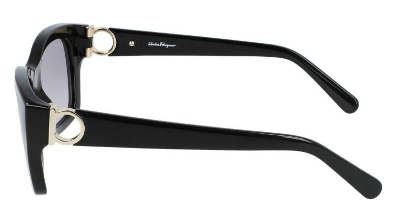 Salvatore Ferragamo SF
1012S 001 Black Sunglasses with Gradient Grey Lenses SF 1012S 001 53mm Womens Square Sunglasses – On Sale Now  main image 3