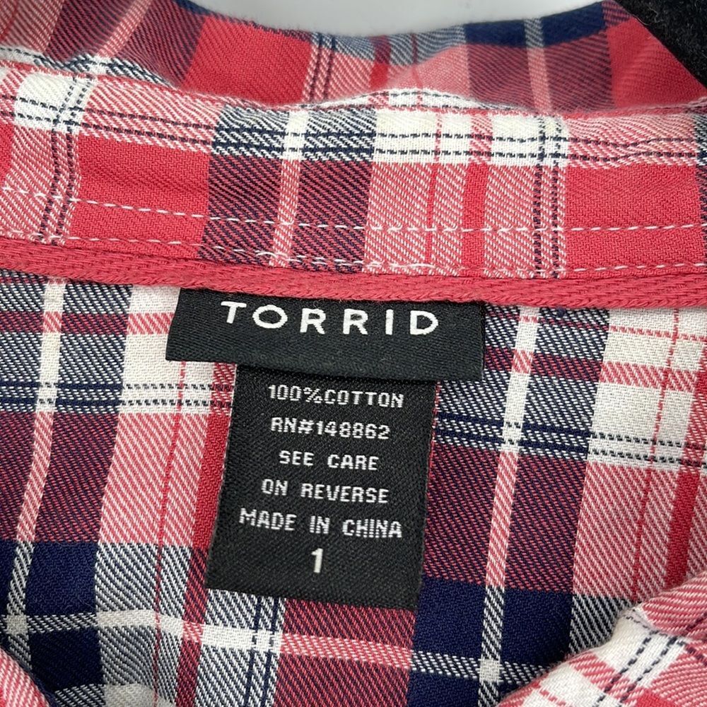 Torrid Western Lightweight Button Down size 1 - image 4