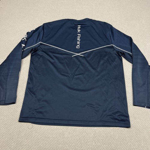HUK Angelhemd Herren Large blau Performance Stretch Outdoor leicht - Bild 2 von 8