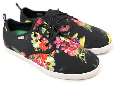 Sanuk Men's GUIDE FUNK BLACK AMAZON TROPIC Lace Up Casual Shoe