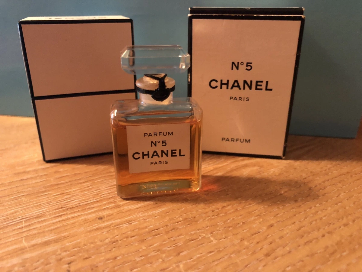 Chanel No 5 Eau de Parfum Paris Vintage 7ml BOTTLE TESTED WITH BOX