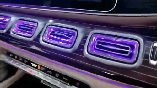 LED Ambient Lights Air Vent For Mercedes Benz GLS GLE W167 GLE350 GLE450 - Picture 2 of 14