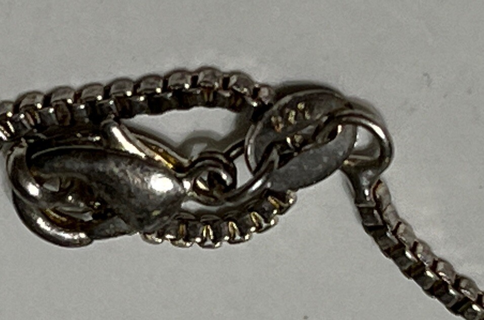 Sterling Silver Box Link Chain Flatware Bell Chim… - image 3