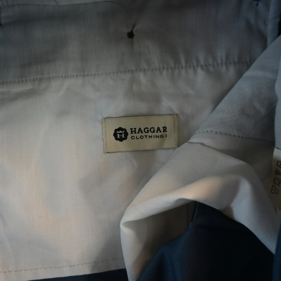 Pantalones Cortos de Golf Haggar 46x9" Azul Genial 18 Expansor Cintura Rendimiento Para Hombres Foto 3 de 4